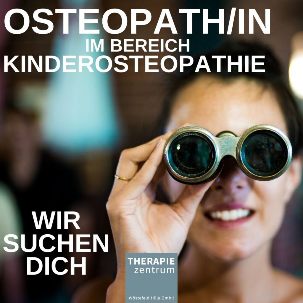 Stellenanzeige: Osteopath/in im Bereich Kinderosteopathie gesucht!